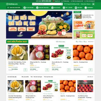 Mẫu website thực phẩm 06
