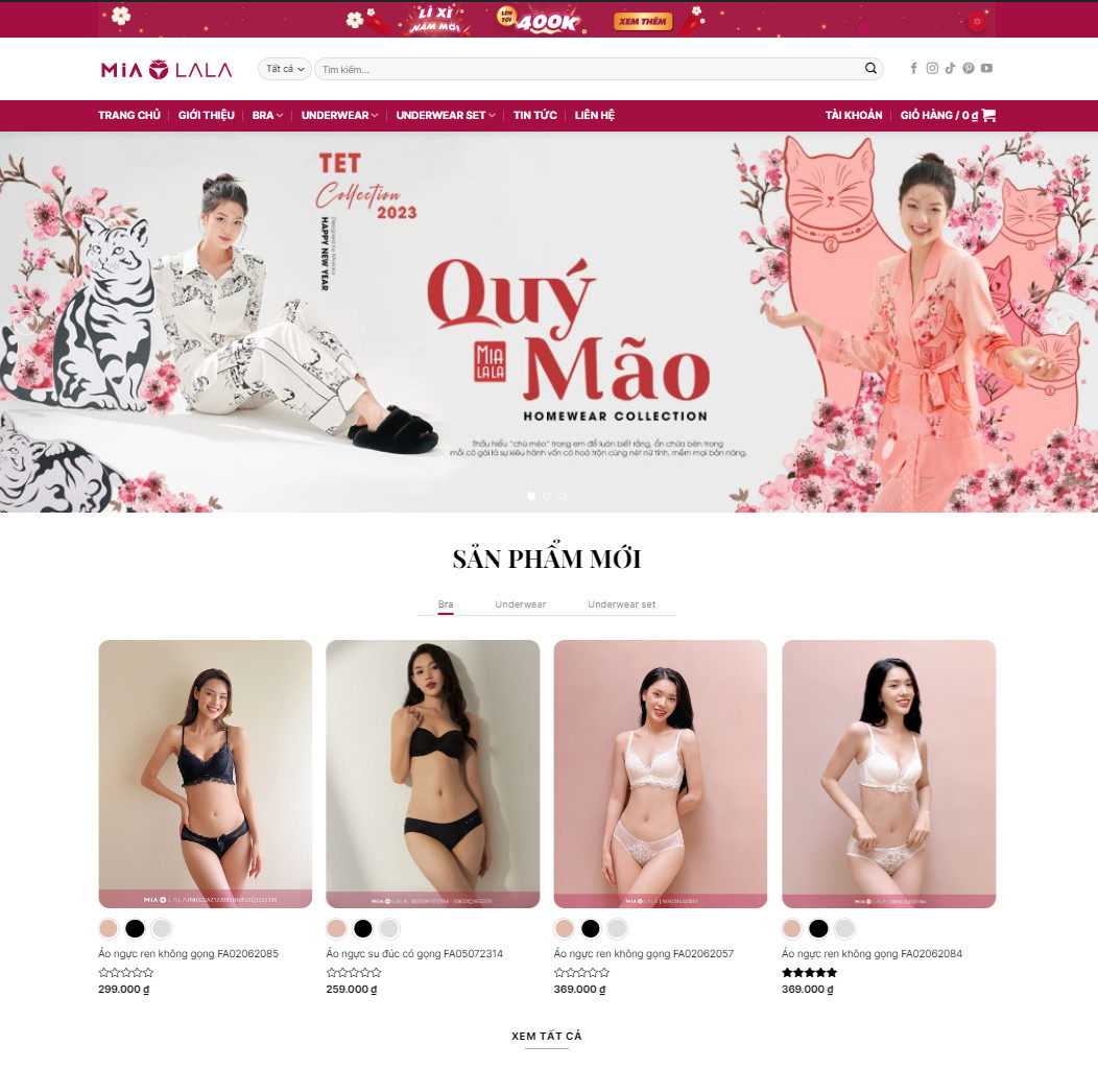 Mẫu website thời trang 14