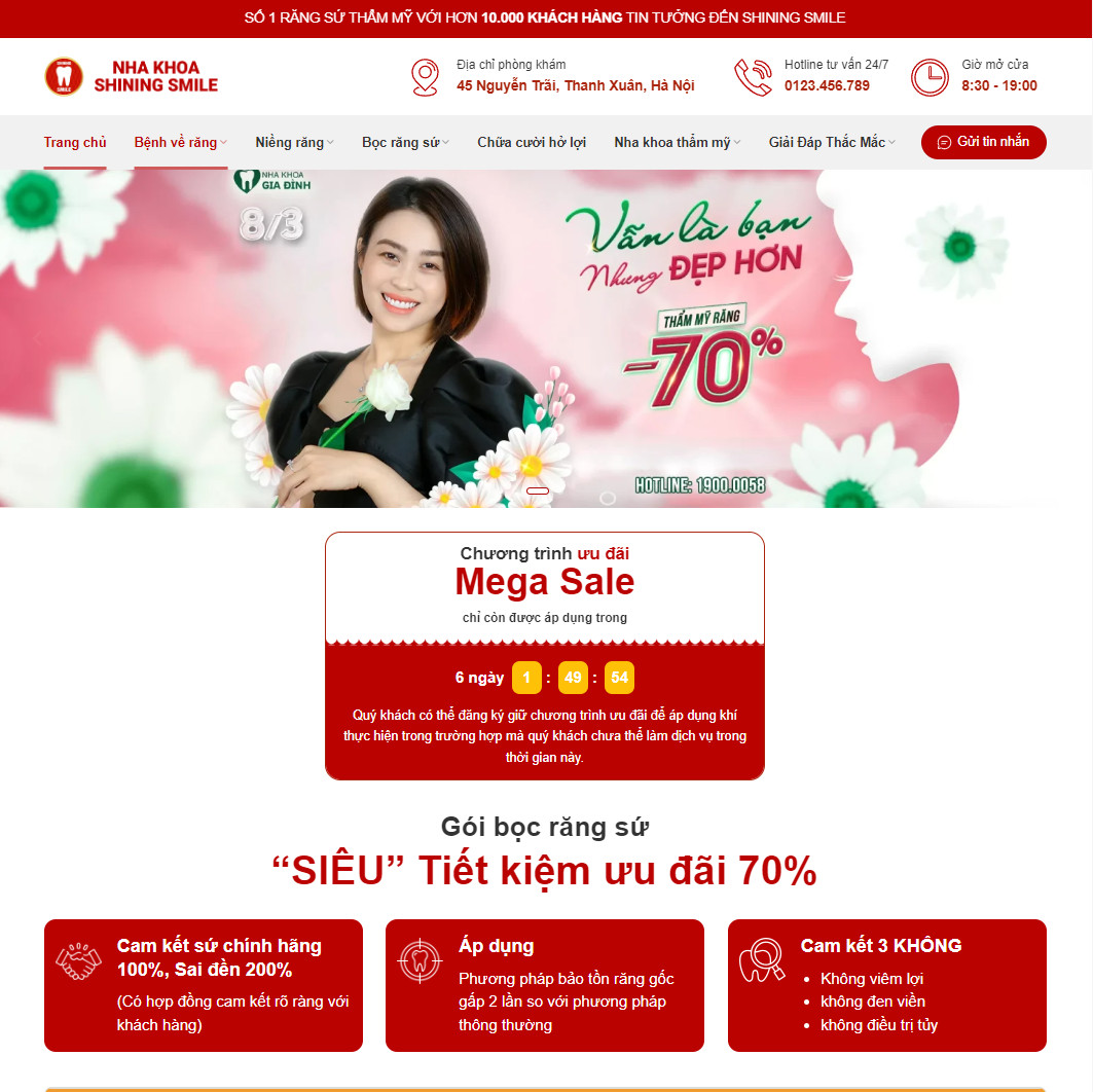 Mẫu website nha khoa 05