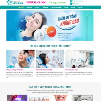 Mẫu website nha khoa 04