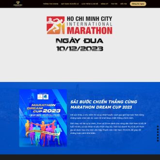 Mẫu website sự kiện marathon